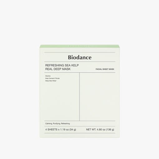 Biodance - Refreshing Sea Kelp Real Deep Mask (34g x 4 unidades)