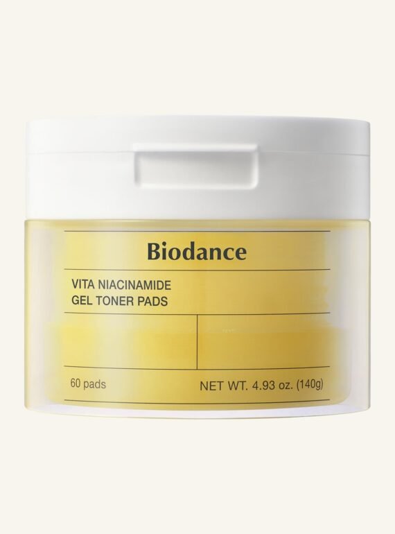 Biodance - Vita Niacinamide Gel Toner Pads (140g/60 unidades)