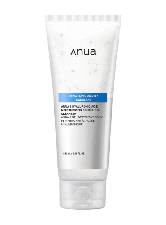 8 Ácido Hialurônico Hidratante Suave Gel Limpador Facial 150ml - Anua K-Beauty