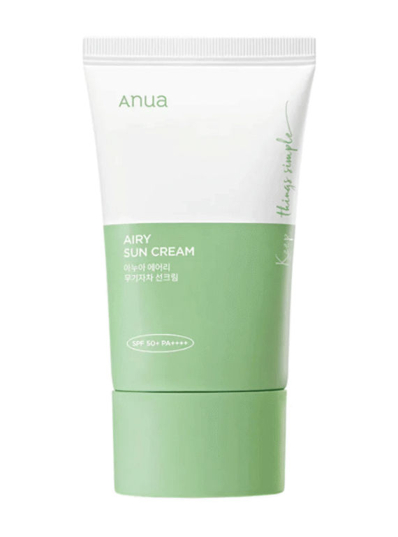 Airy Protetor Solar SPF 50+ PA++++ 50ml - Anua K-Beauty