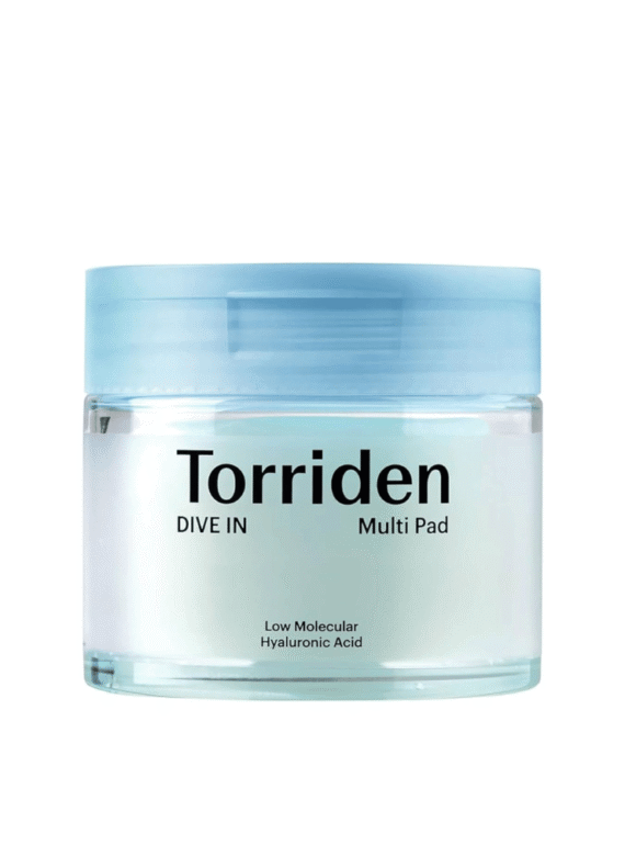 DIVE-IN Low Molecule Ácido Hialurônico Multi Almdeada (80 pads) - Torriden K-Beauty