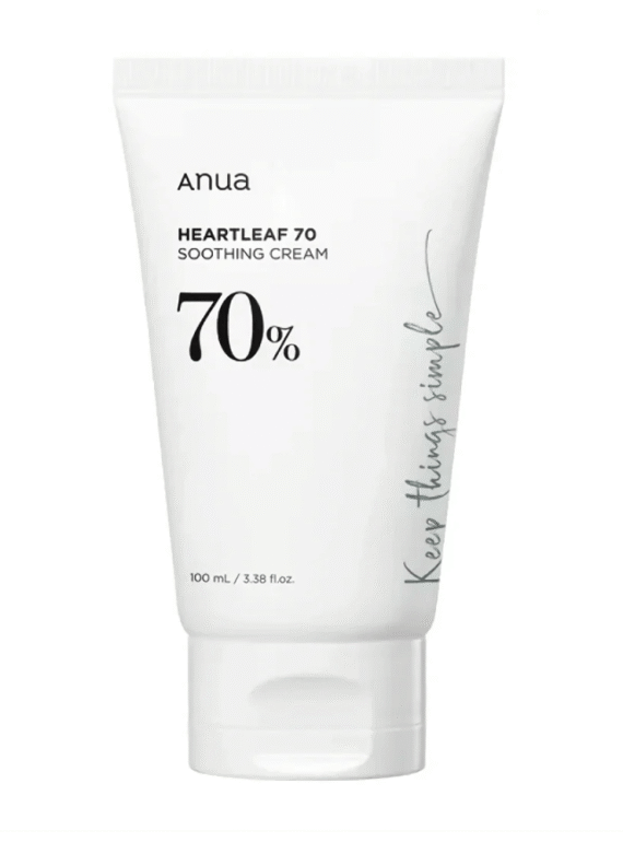 Heartleaf 70% Calmante Creme 100ml - Anua K-Beauty