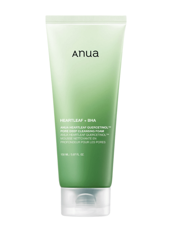 Heartleaf Quercetinol Pore Prdeundo Espuma de Limpeza 150ml - Anua K-Beauty