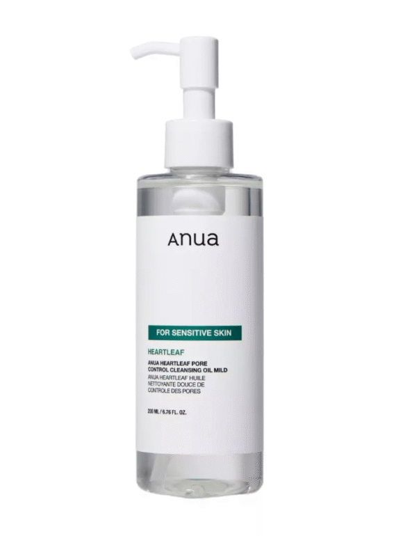 Heartleaf Pore Control Óleo de Limpeza Suave 200ml - Anua K-Beauty