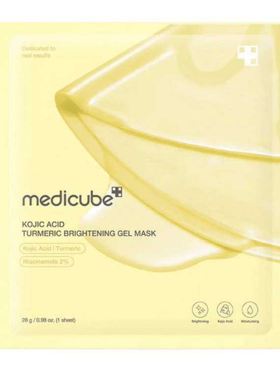 Ácido Kójico Turmeric Clareador Gel Máscara 28g - Medicube K-Beauty