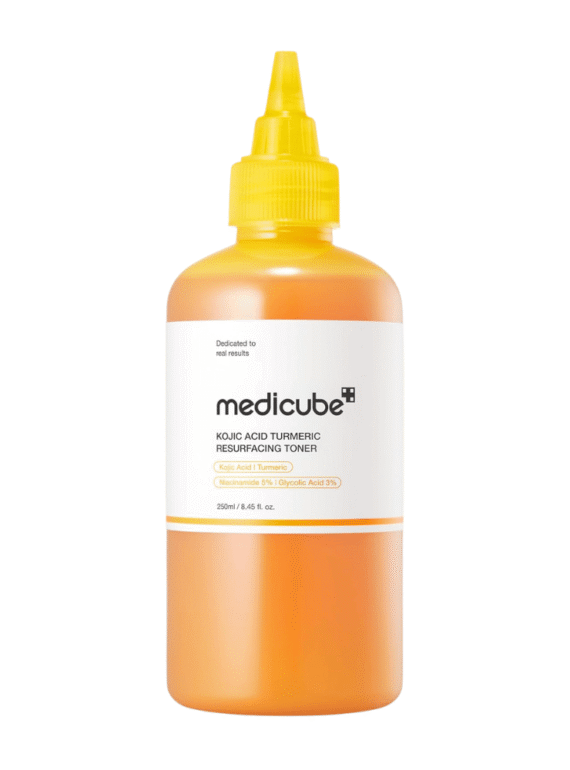 Ácido Kójico Turmeric Resurfacing Tônico Facial 250ml - Medicube K-Beauty