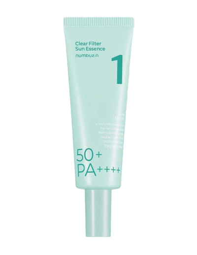 No.1 Clear Filtrar Sun Essência SPF50+ PA++++ 50ml - numbuzin K-Beauty