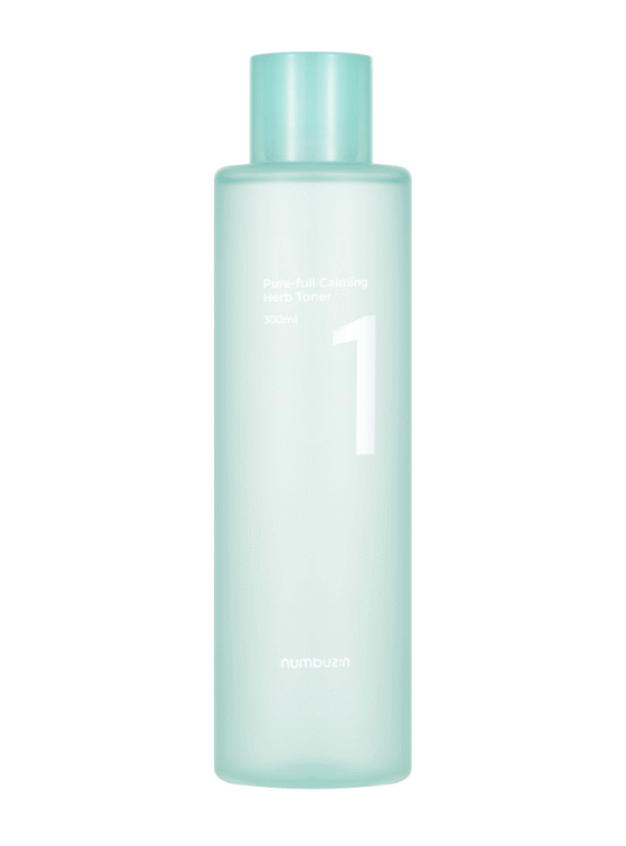 No.1 Pure-Full Calming Herb Tônico Facial 300ml - numbuzin K-Beauty