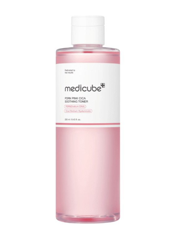 PDRN Pink Cica Calmante Tônico Facial 250ml - Medicube K-Beauty
