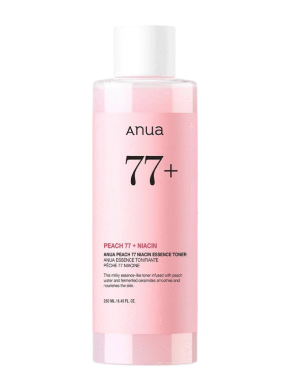 Peach 77% Niacin Essência Tônico Facial 250ml - Anua K-Beauty
