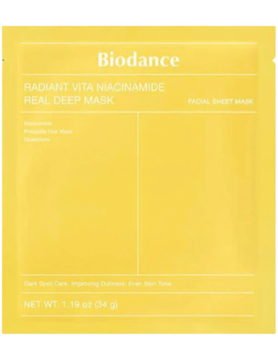 Radiant Vita Niacinamida Real Prdeundo Máscara - BIODANCE K-Beauty