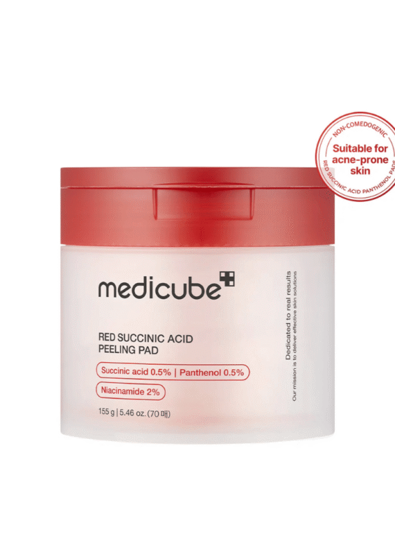 Red Succinic Acid Peeling Almdeada 70 pads - Medicube K-Beauty