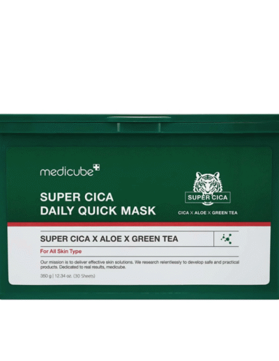 Super Cica Daily Quick Máscara 30 sheets - Medicube K-Beauty