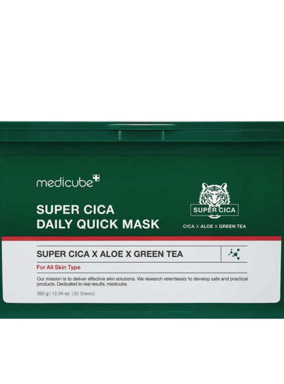 Super Cica Daily Quick Máscara 30 sheets - Medicube K-Beauty